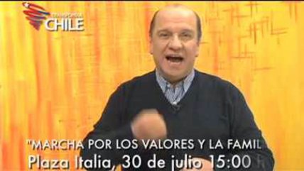 La invitación de Patricio Frez a la marcha contra el matrimonio homosexual