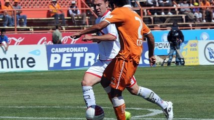 Braian Rodríguez puso el empate parcial de Unión La Calera de cabeza ante Cobreloa