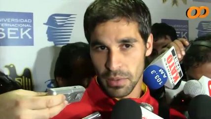 Sebastián Jaime: "Estoy contento por los goles, pero quedan 90 minutos"