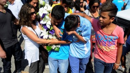 Barrista de O'Higgins de 17 años fallecido en Tomé fue despedido en funeral en Rancagua