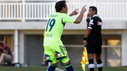 Sebastián Ubilla anotó la igualdad para la U ante Everton de Viña del Mar