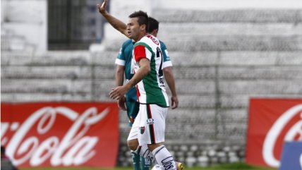 Roberto Gutiérrez selló el empate entre Palestino y S. Wanderers