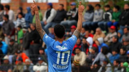 Pablo Hernández anotó el gol de la victoria para O'Higgins