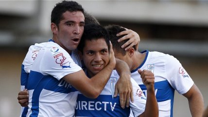 Diego Rojas marcó el 1-0 de Universidad Católica sobre Audax Italiano