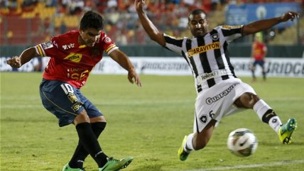 Cristian Chávez marcó el gol de Unión Española ante Botafogo