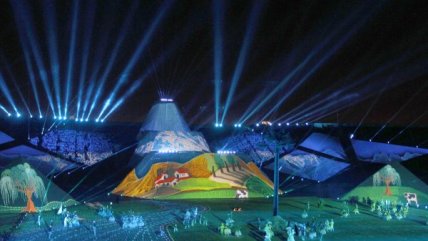 Las imágenes de la inauguración de los Juegos Sudamericanos Santiago 2014