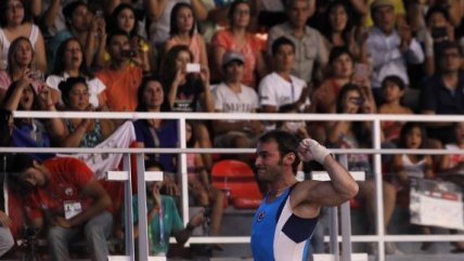 La brillante actuación de Tomás González y Simona Castro en gimnasia
