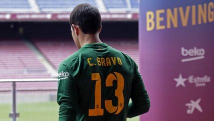 Las primeras imágenes de Claudio Bravo con la camiseta de FC Barcelona