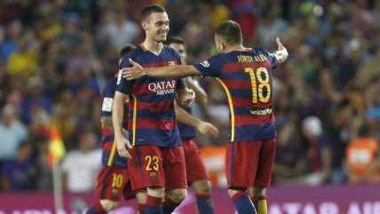 El gol de Thomas Vermaelen que le dio la victoria a FC Barcelona sobre Málaga