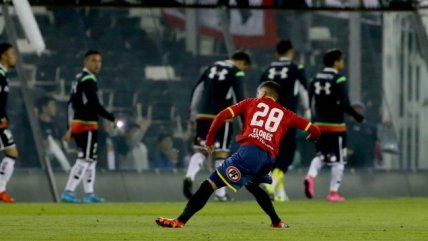 Jason Flores marcó el descuento de U. Española ante Colo Colo