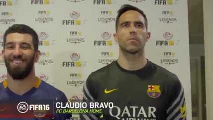 Claudio Bravo y compañía sufrieron dura caída en el FIFA 16
