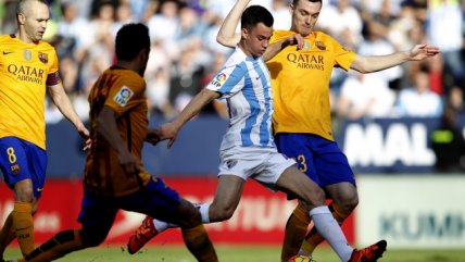 FC Barcelona derrotó a Málaga con Claudio Bravo como protagonista