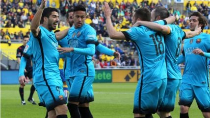 Suárez y Neymar le dieron el triunfo a FC Barcelona sobre Las Palmas