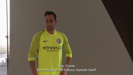 Las primeras palabras de Claudio Bravo como arquero de Manchester City