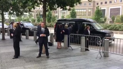   Hillary Clinton colapsó en acto de conmemoración del 11-S 