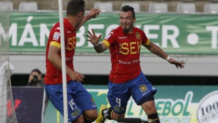 El delantero Carlos Salom selló la victoria de Unión Española sobre Deportes Temuco