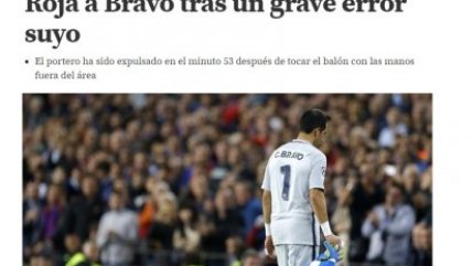 Así comentaron la expulsión de Claudio Bravo los medios en España e Inglaterra