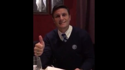   El afectuoso saludo de Javier Zanetti a Iván Zamorano por su cumpleaños 50 