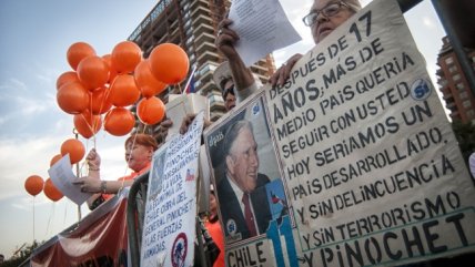   La protesta de los familiares de militares presos en Punta Peuco 