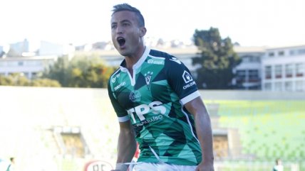 Santiago Wanderers abrió la cuenta ante Palestino con un golazo de Luis Valenzuela