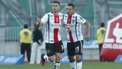 Palestino descontó ante Santiago Wanderers con gran definición Mauro Caballero