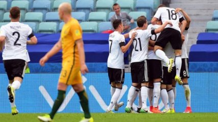 Alemania tuvo un estreno con victoria ante Australia en la Copa Confederaciones