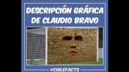 Claudio Bravo fue el protagonista de los memes tras su gran actuación ante Portugal