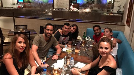 Referentes de la selección chilena comparten sus vacaciones en Bahamas
