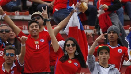 Las hinchadas de Chile y Bolivia ya protagonizan la previa en La Paz