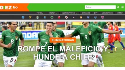 Medios bolivianos tras el triunfo: Rompe el maleficio y hunde a Chile