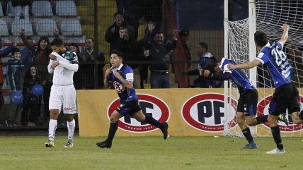 César Valenzuela desató la alegría de Huachipato con un afortunado gol ante S. Wanderers