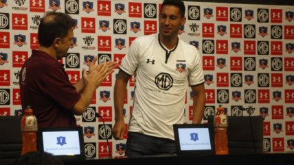 La presentación de Juan Manuel Insaurralde como nuevo jugador de Colo Colo