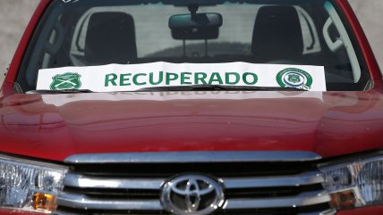   Carabineros logró recuperar cinco vehículos robados de una automotora de Pudahuel 