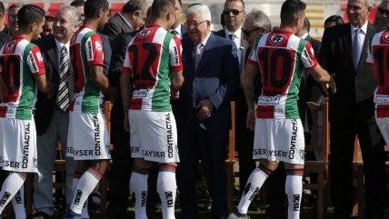 Presidente de Palestina visitó al plantel de Palestino en La Cisterna