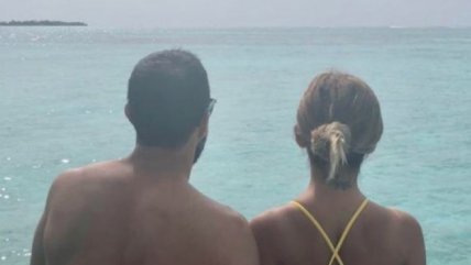 Las paradisiacas vacaciones de Claudio Bravo en las Maldivas