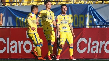 Un zurdazo de Juan Cuevas puso en ventaja a Everton sobre Deportes Temuco