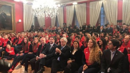  Presidente Piñera recibió al Team Chile tras histórica actuación en los Odesur  