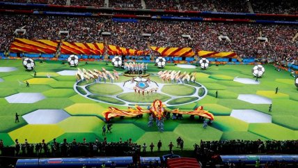 La colorida inauguración del Mundial de Rusia 2018