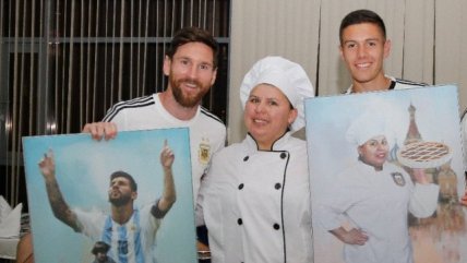 Messi festejó su cumpleaños en la concentración de la selección argentina en Rusia