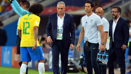 Marcelo se lesionó y salió entre lágrimas en el duelo entre Brasil y Serbia