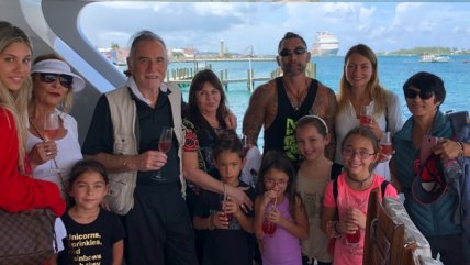 Las vacaciones de Marcelo Ríos con todos sus hijos en su nuevo y lujoso yate