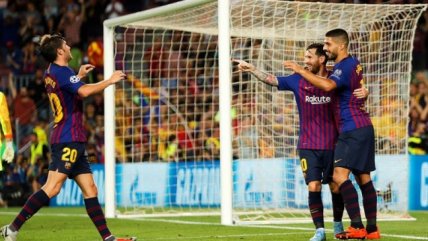 Lionel Messi anotó su segundo personal para darle tranquilidad a FC Barcelona sobre PSV