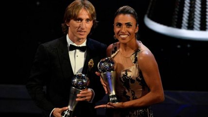 Marta y Luka Modric se quedaron con las máximas distinciones en los The Best 2018