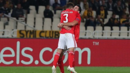 Benfica consiguió su primera victoria en la Champions 2018-2019 ante AEK Atenas