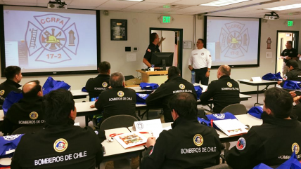   Televisión estadounidense destacó capacitación de bomberos chilenos 