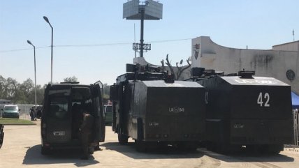 Las fuertes medidas de seguridad que se tomaron en La Cisterna para el duelo entre Palestino y la U
