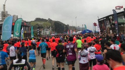 Miles de personas participaron de una nueva edición del Maratón Internacional de Viña del Mar