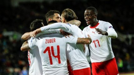 Suiza superó a Islandia y se metió en la lucha por avanzar a semis de la Nations League