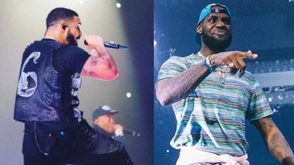 LeBron James enloqueció a los fanáticos al subirse al escenario durante concierto de Drake