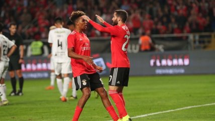 Tremendo golazo de compañero de Nicolás Castillo en triunfo de Benfica por la Copa de Portugal